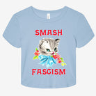 Smash Fascism Graphic Baby Tee - UntamedEgo LLC.