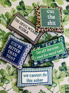 Sober Needlepoint Pillow - UntamedEgo LLC.