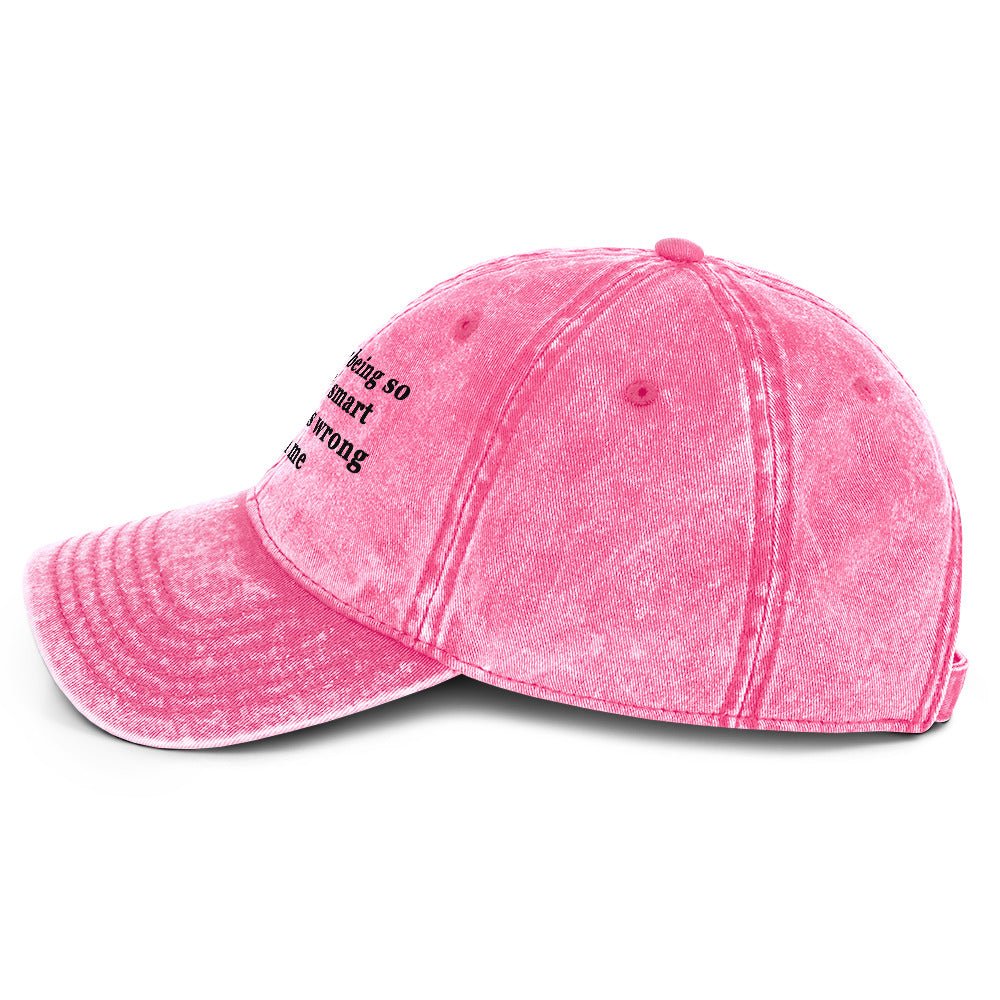 Sorry For Being Hot And Smart Vintage Cotton Twill Hat - UntamedEgo LLC.