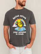 Splish Splash Your Opinion Is Trash Ducky Mens Tee - UntamedEgo LLC.