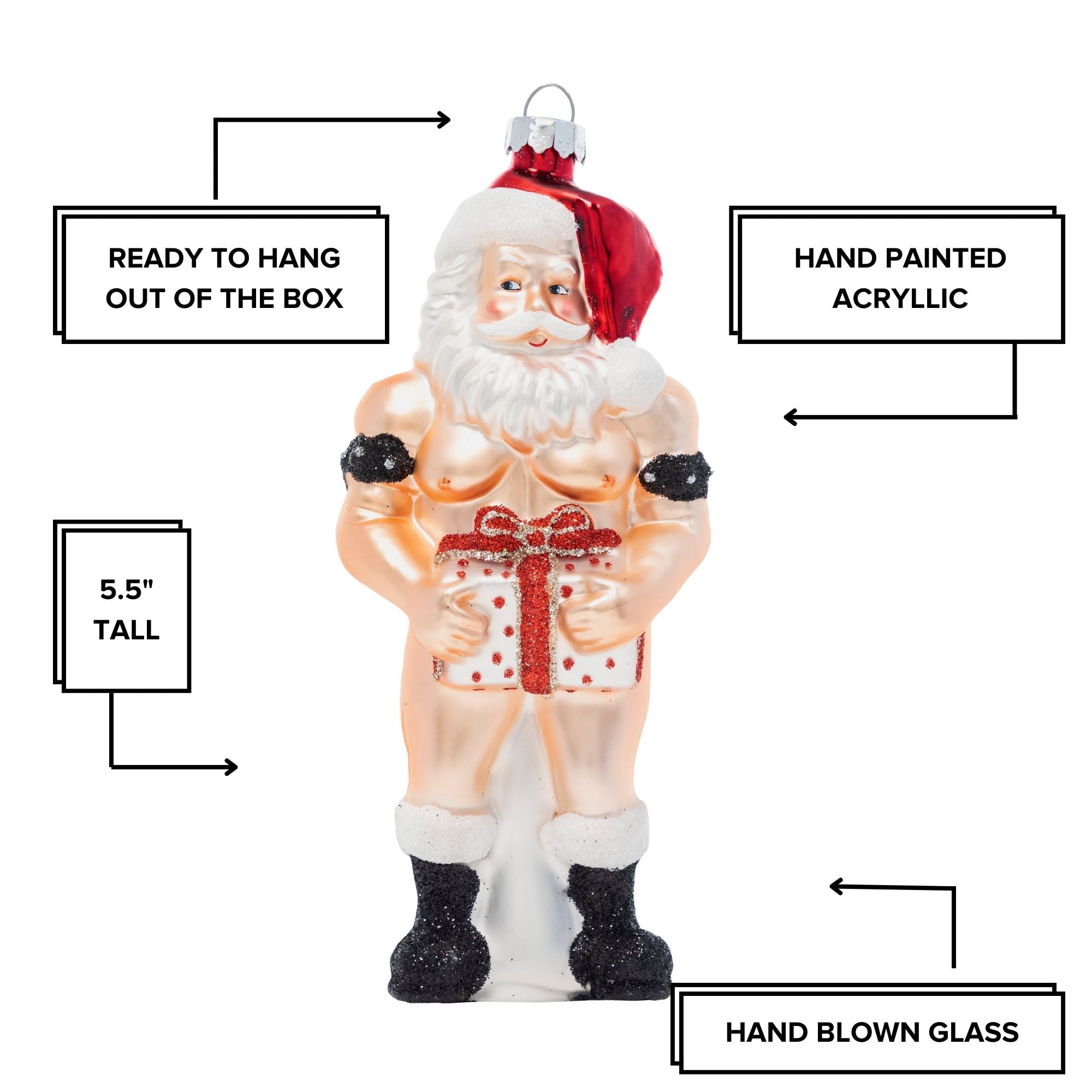 Stiff Package Ornament - UntamedEgo LLC.