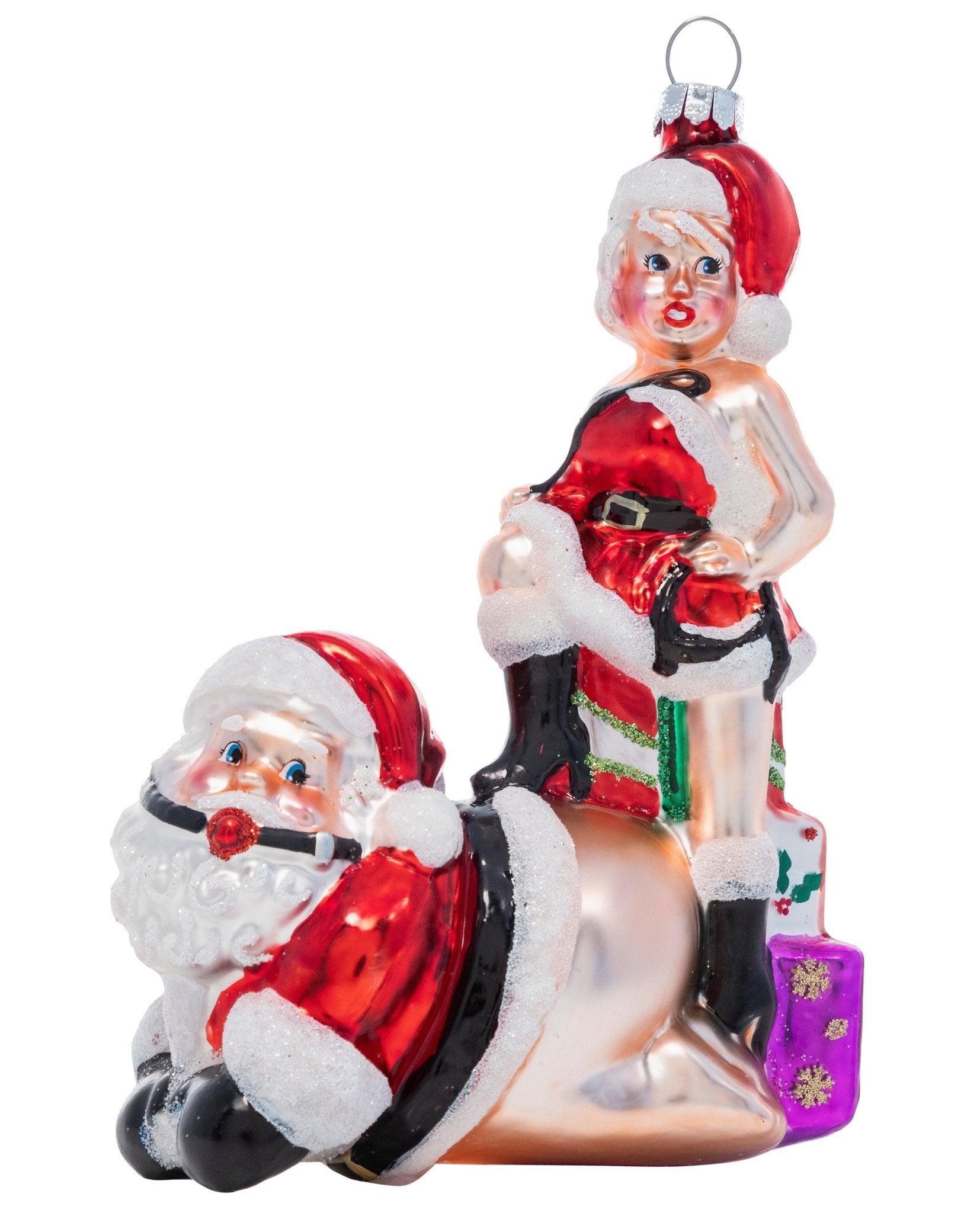 Submissive Santa Ornament - UntamedEgo LLC.