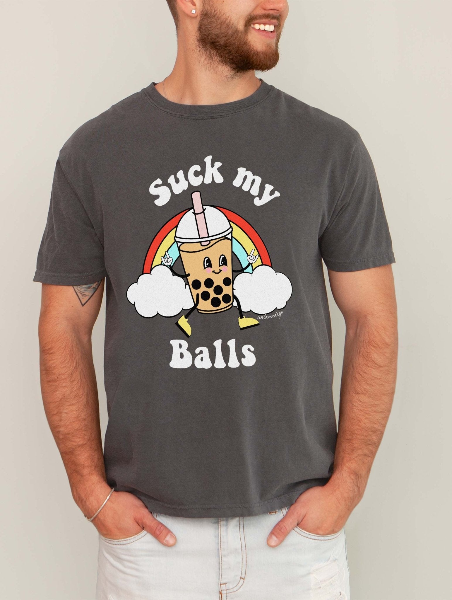 Suck My Balls Boba Mens Tee - UntamedEgo LLC.