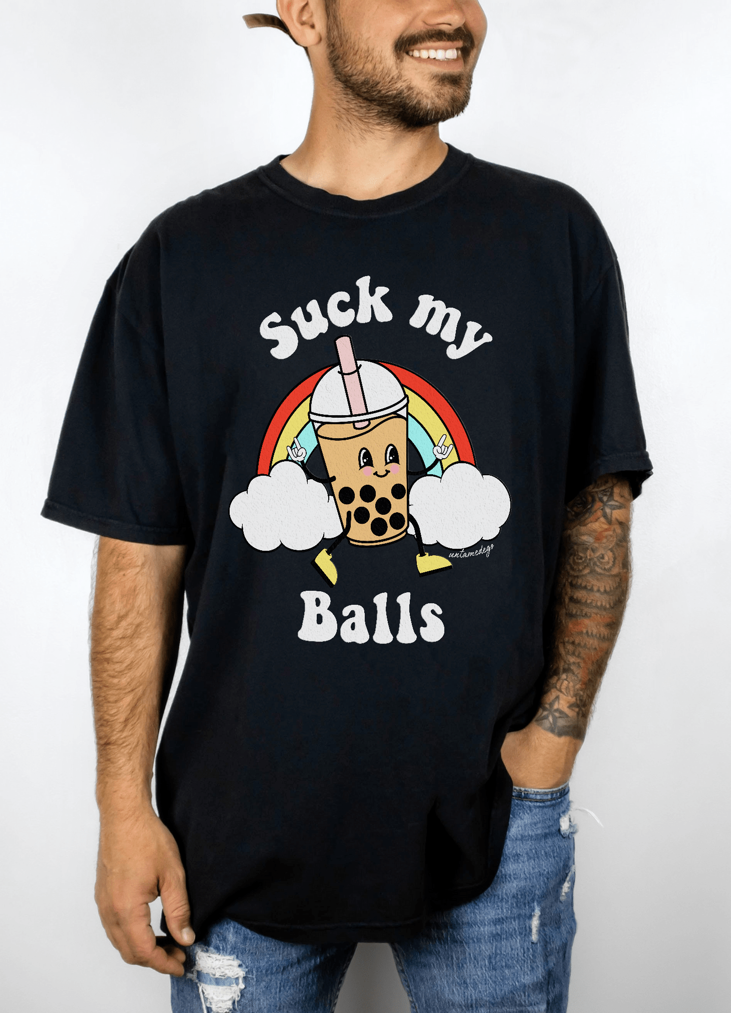 Suck My Balls Boba Mens Tee - UntamedEgo LLC.