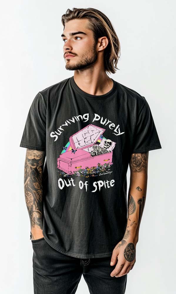 Surviving Purely Out Of Spite Men's Tee - UntamedEgo LLC.