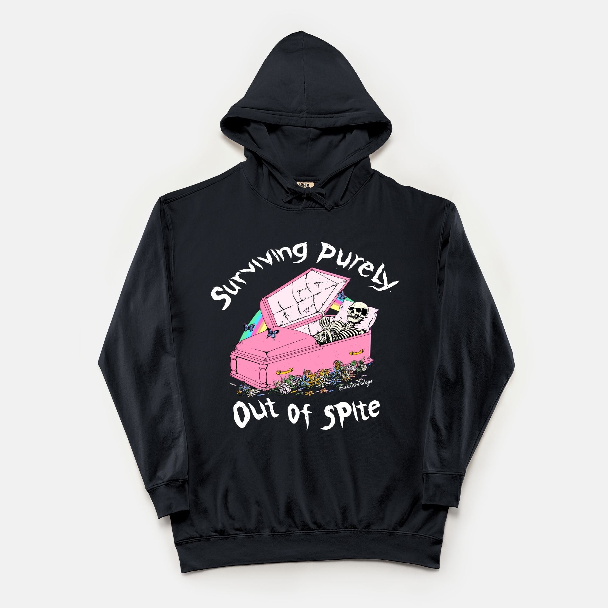 Surviving Purely Out Of Spite Unisex Vintage Hoodie - UntamedEgo LLC.