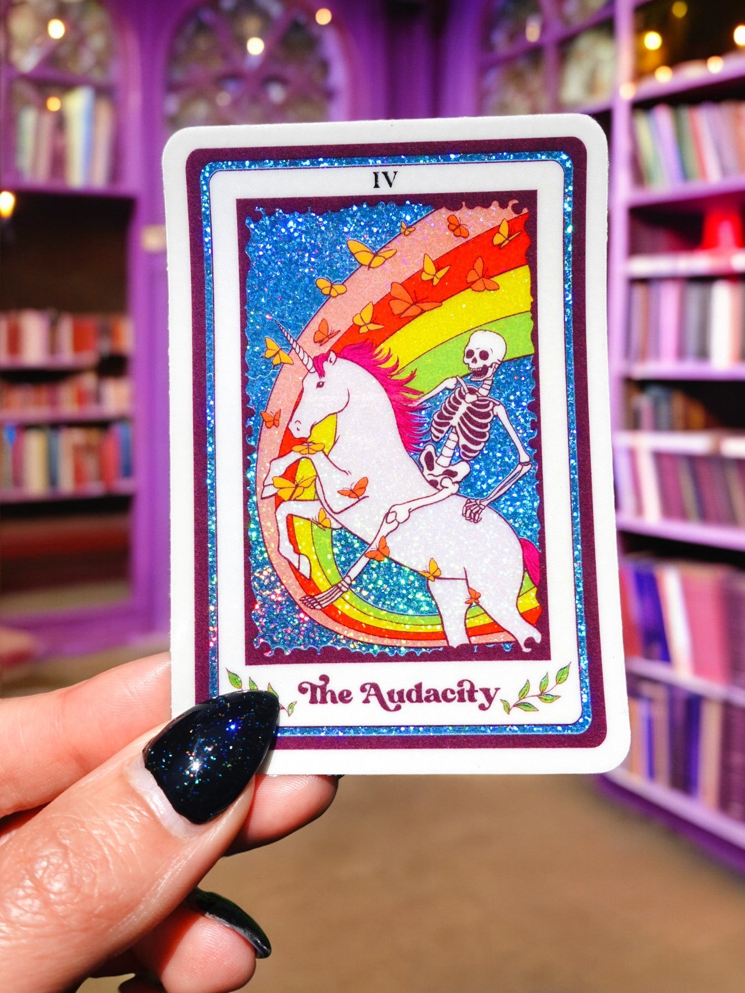 The Audacity Tarot Sticker - UntamedEgo LLC.