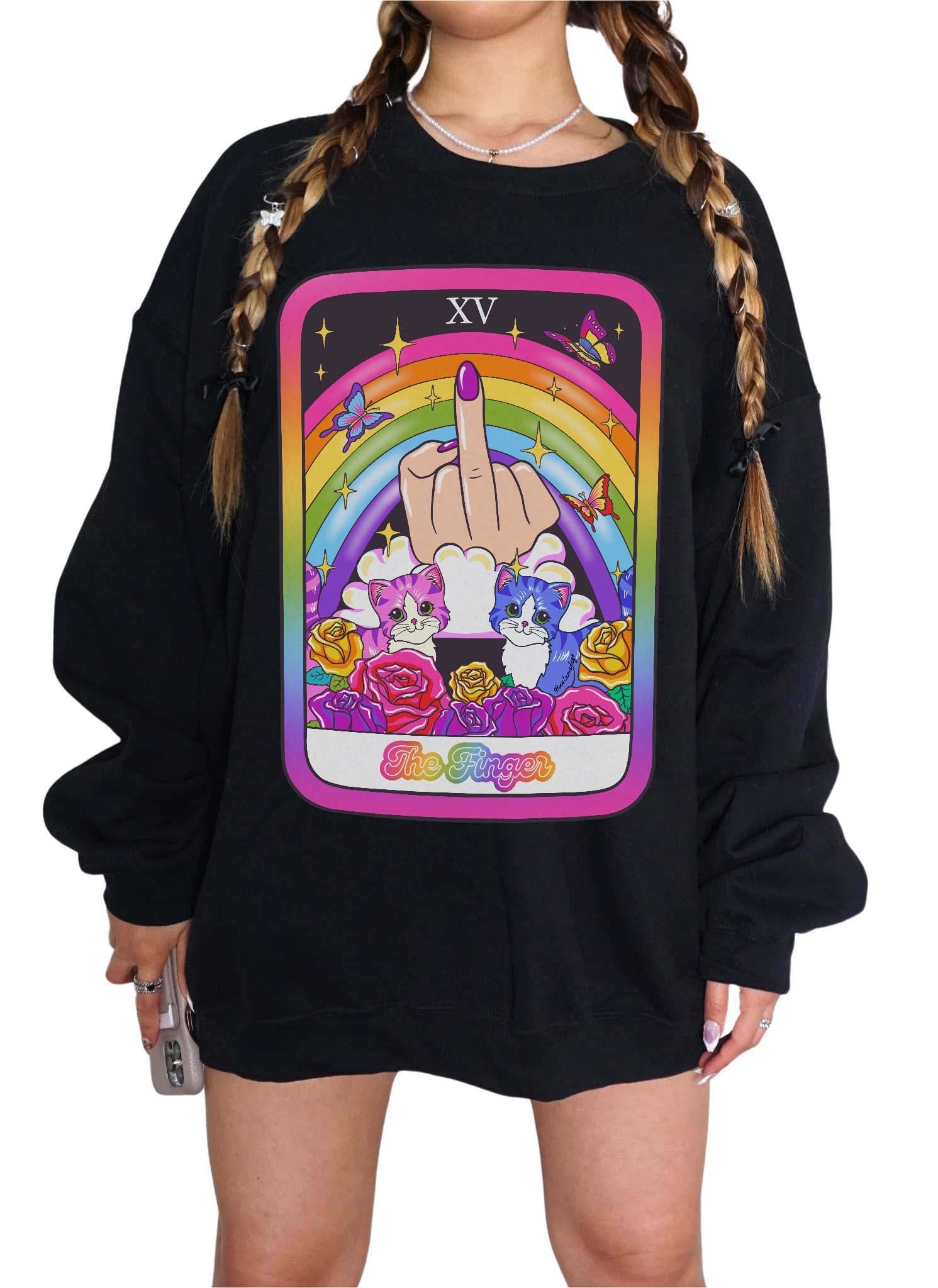 The Finger Soft Crew Sweatshirt - UntamedEgo LLC.