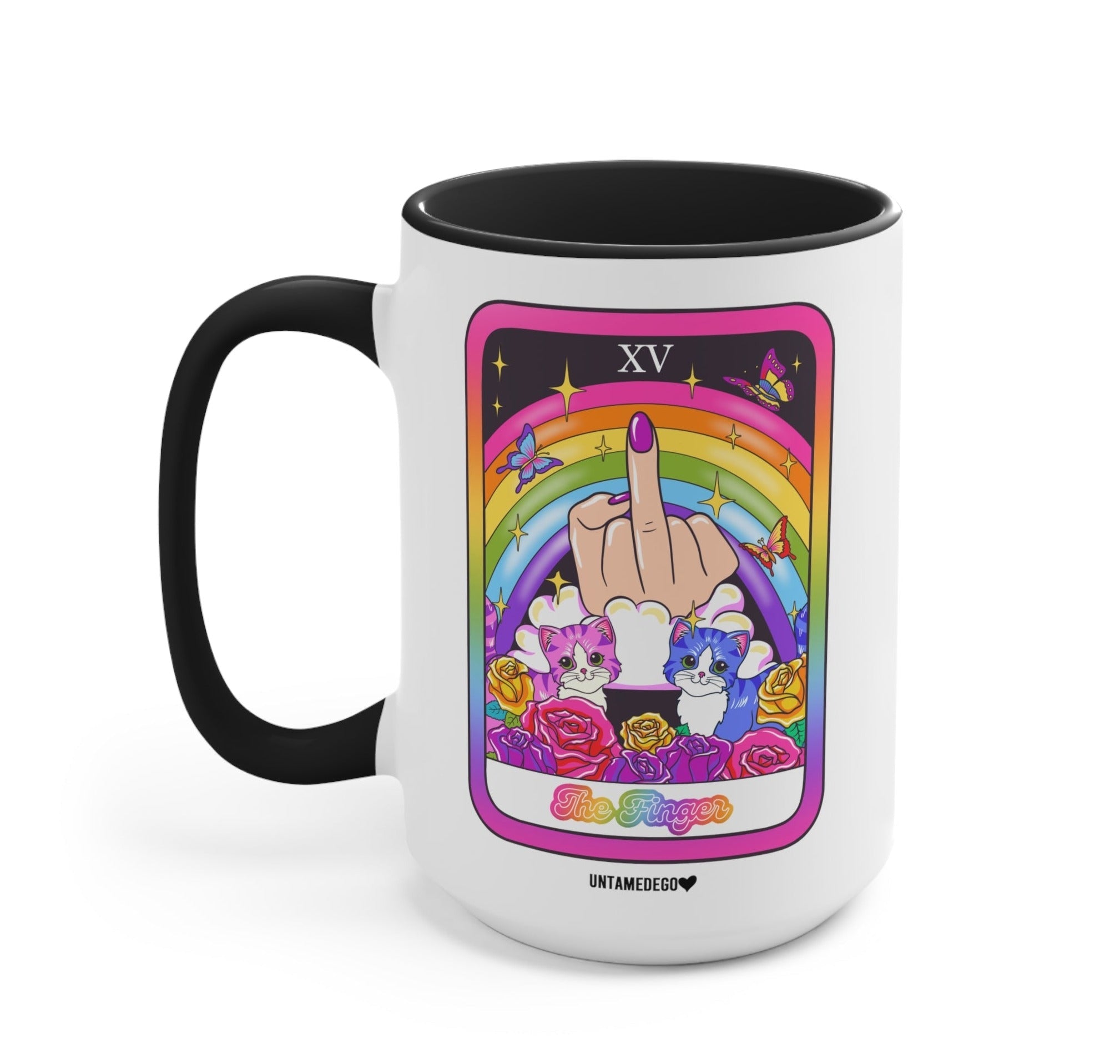 The Finger Tarot 15oz Mug - UntamedEgo LLC.