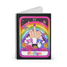 The Finger Tarot Notebook – Funny Rainbow Spiral Journal - UntamedEgo LLC.