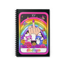 The Finger Tarot Notebook – Funny Rainbow Spiral Journal - UntamedEgo LLC.