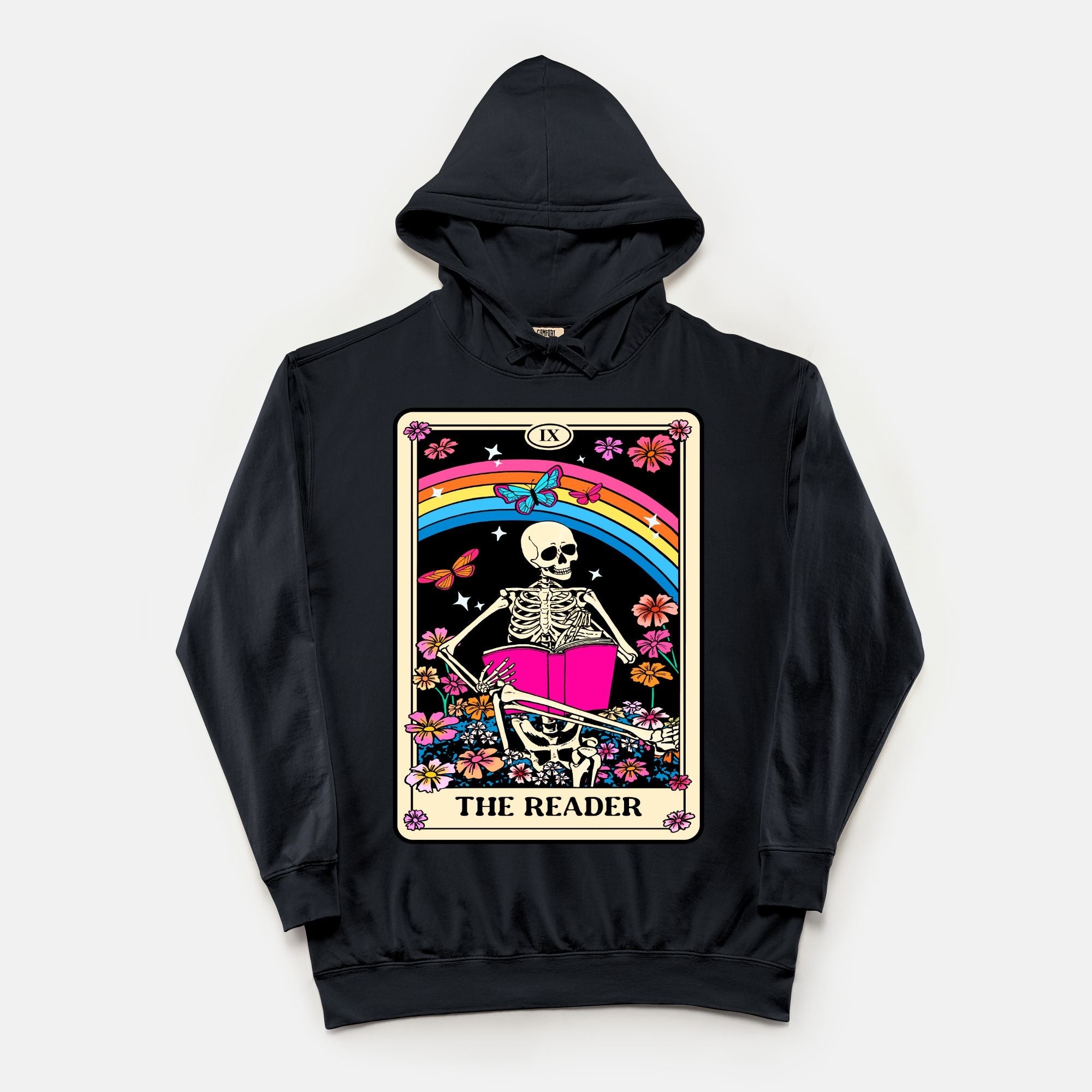 The Reader Tarot Vintage Hoodie - UntamedEgo LLC.