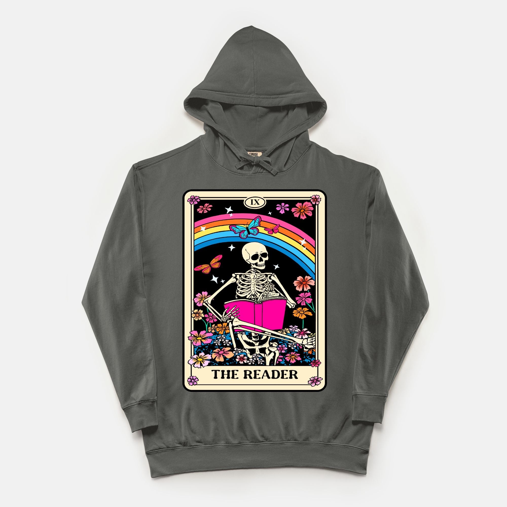 The Reader Tarot Vintage Hoodie - UntamedEgo LLC.