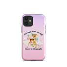 Therapy Is Not Enough I Need To Fight People Tough Case for iPhone® - UntamedEgo LLC.