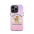 Therapy Is Not Enough I Need To Fight People Tough Case for iPhone® - UntamedEgo LLC.