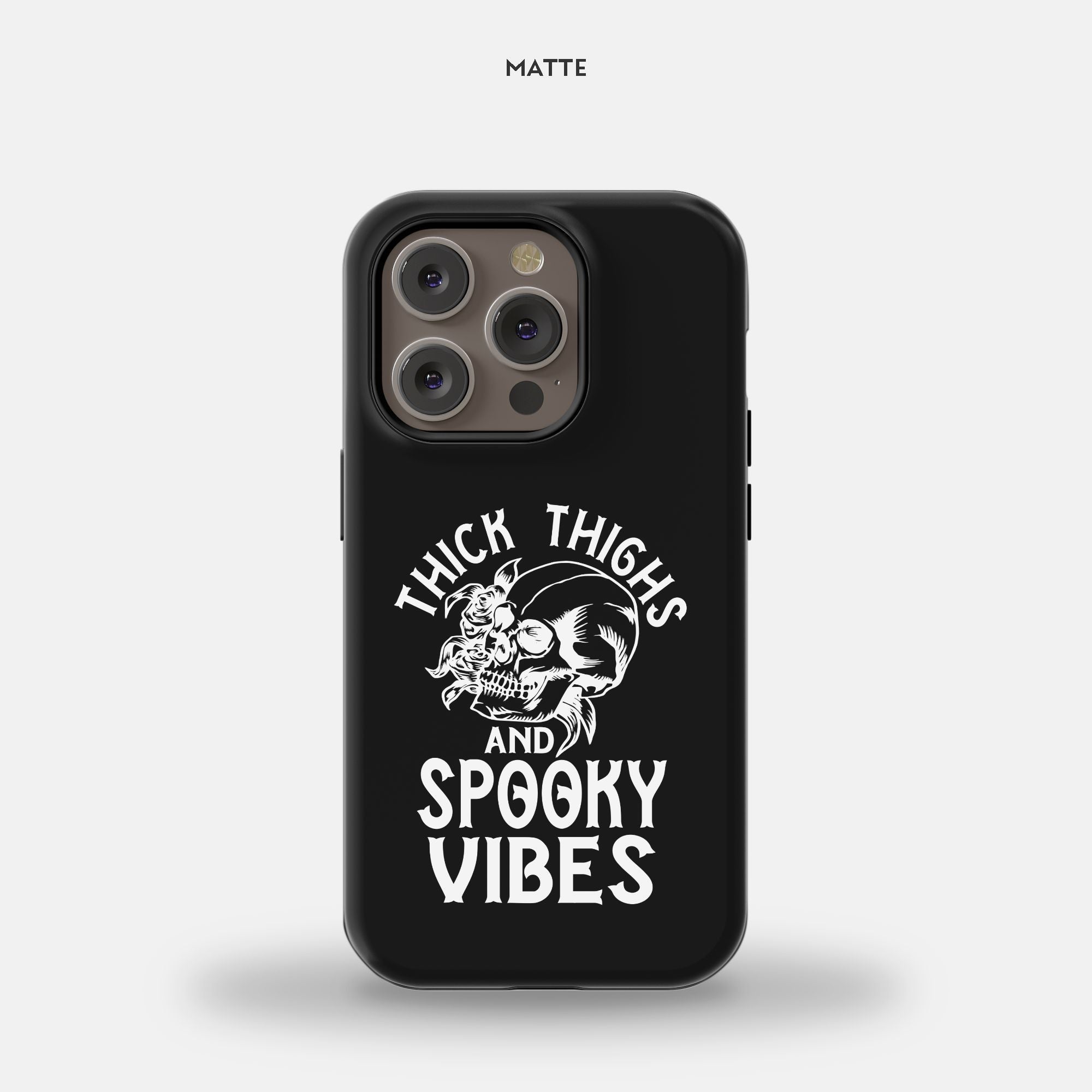 Thick Thighs Spooky Vibes iPhone 14 Pro MagSafe Tough Case - UntamedEgo LLC.