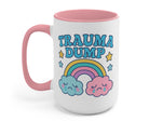Trauma Dump Retro Mug - UntamedEgo LLC.