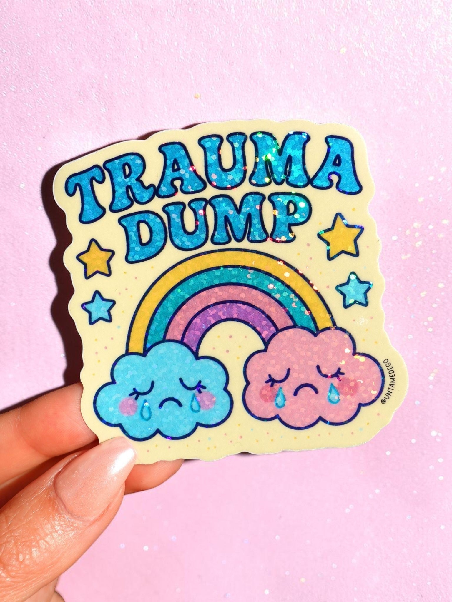 Trauma Dump Sticker - UntamedEgo LLC.