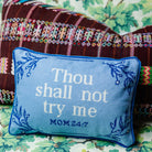 Try Me Needlepoint Pillow - UntamedEgo LLC.