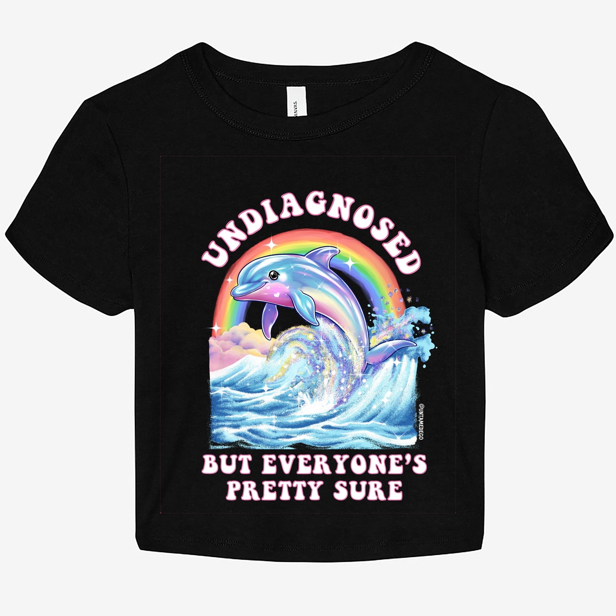 Undiagnosed But Everyone's Pretty Sure Graphic Baby Tee - UntamedEgo LLC.