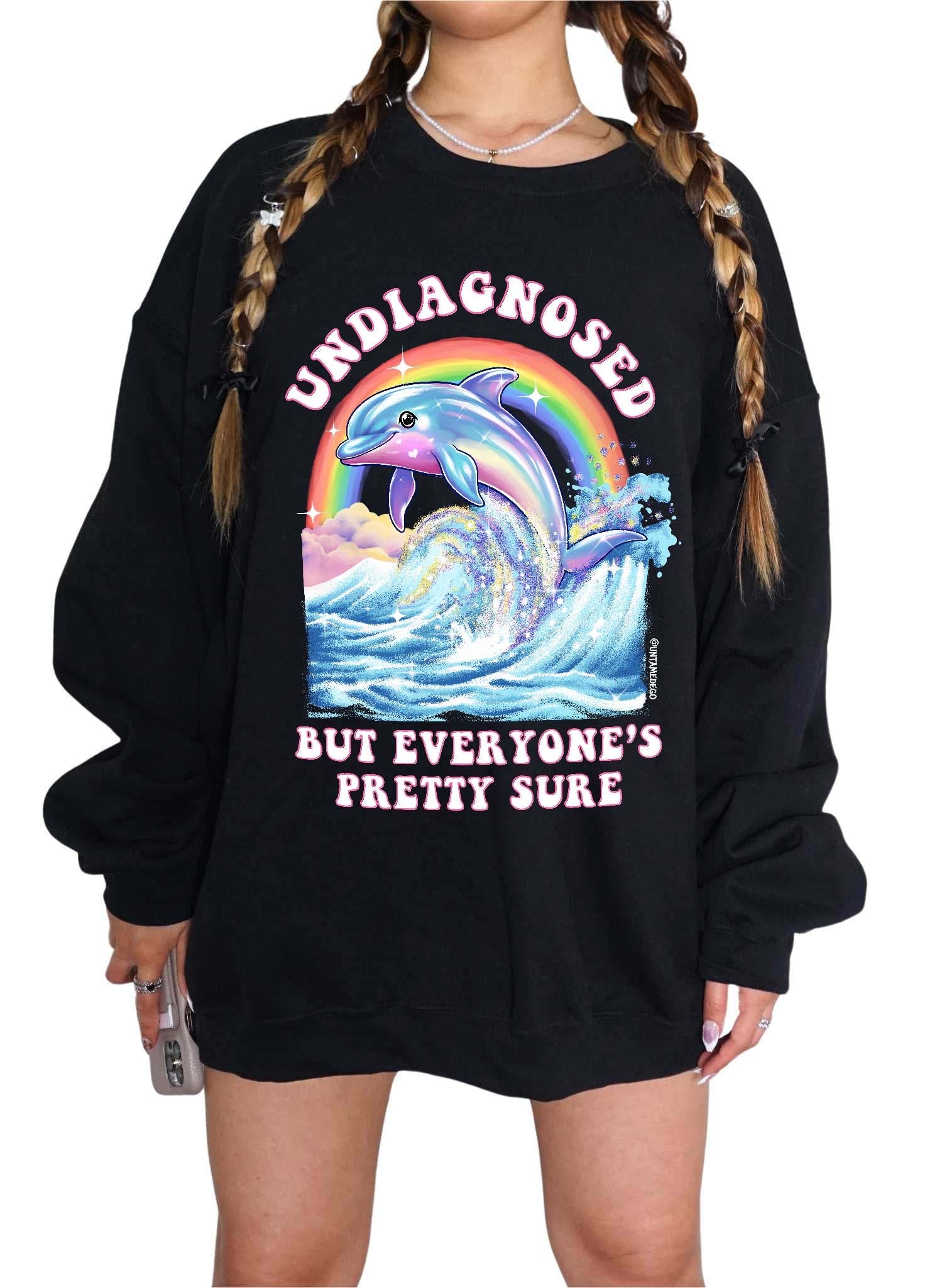 Undiagnosed But Everyone's Pretty Sure Soft Crew Sweatshirt - UntamedEgo LLC.