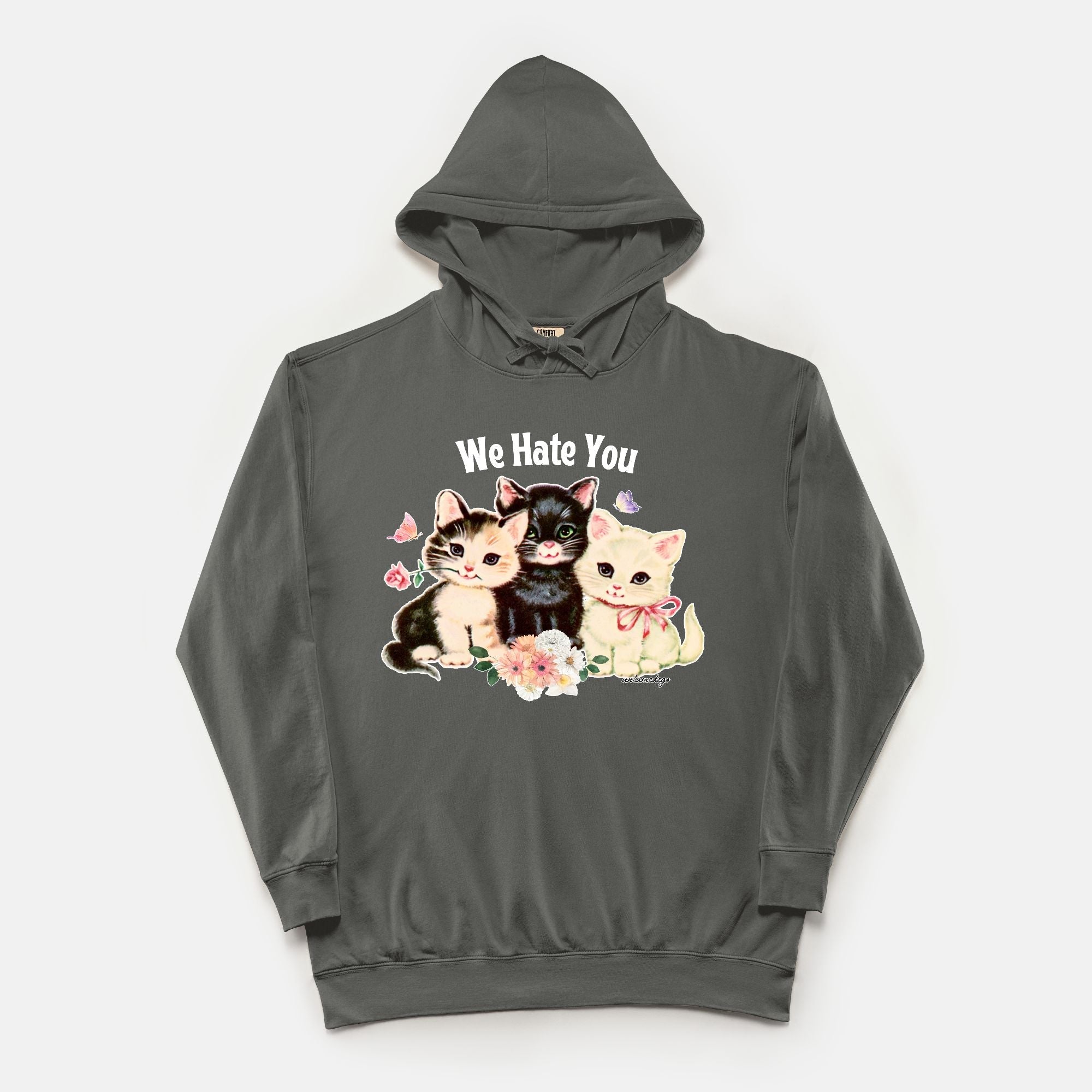 We Hate You Vintage Hoodie - UntamedEgo LLC.