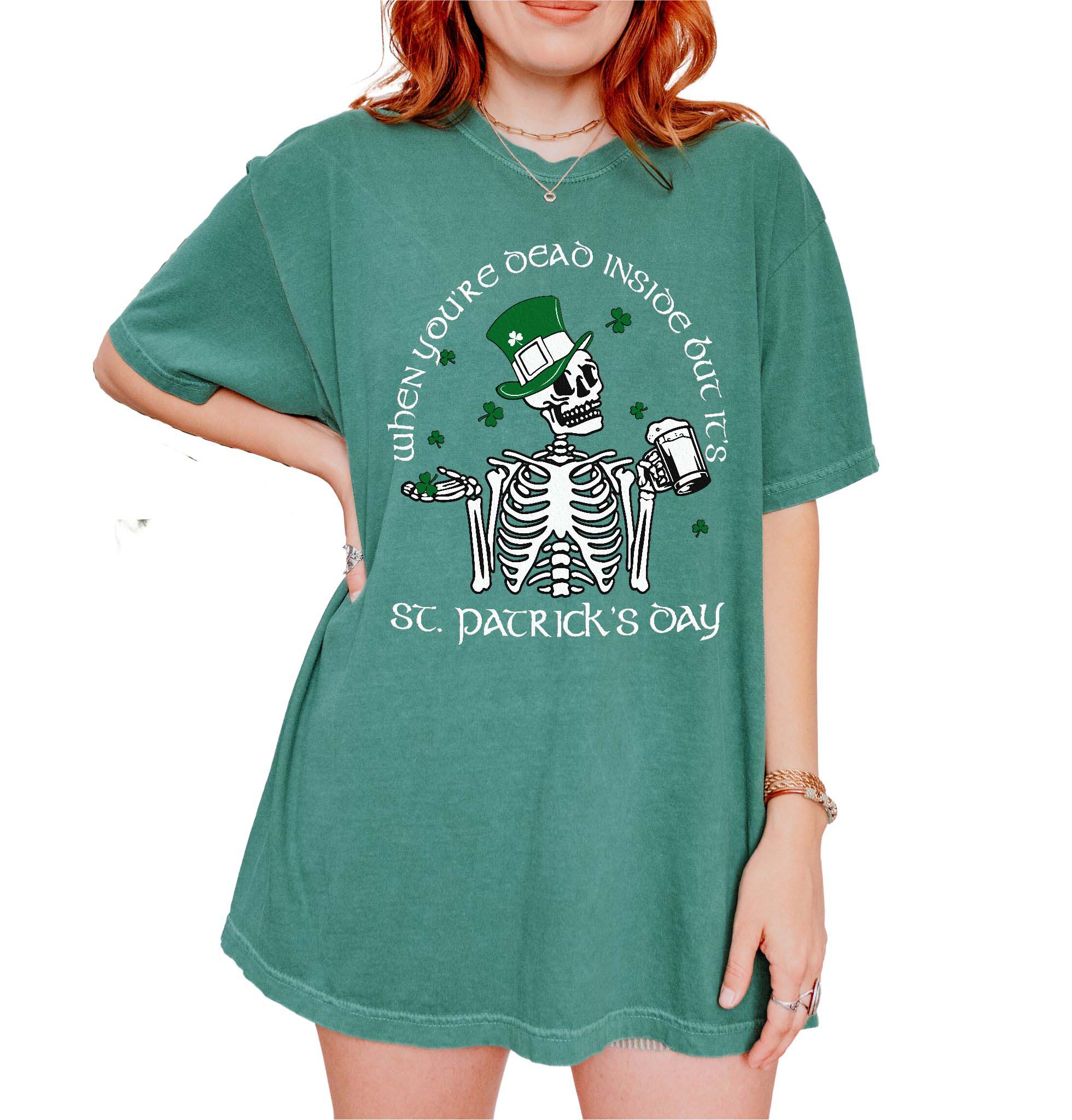 When You're Dead Inside But It's Saint Patrick's Day Unisex Tee - UntamedEgo LLC.