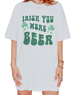 Irish You Were Beer Unisex Saint Patrick's Day Tee