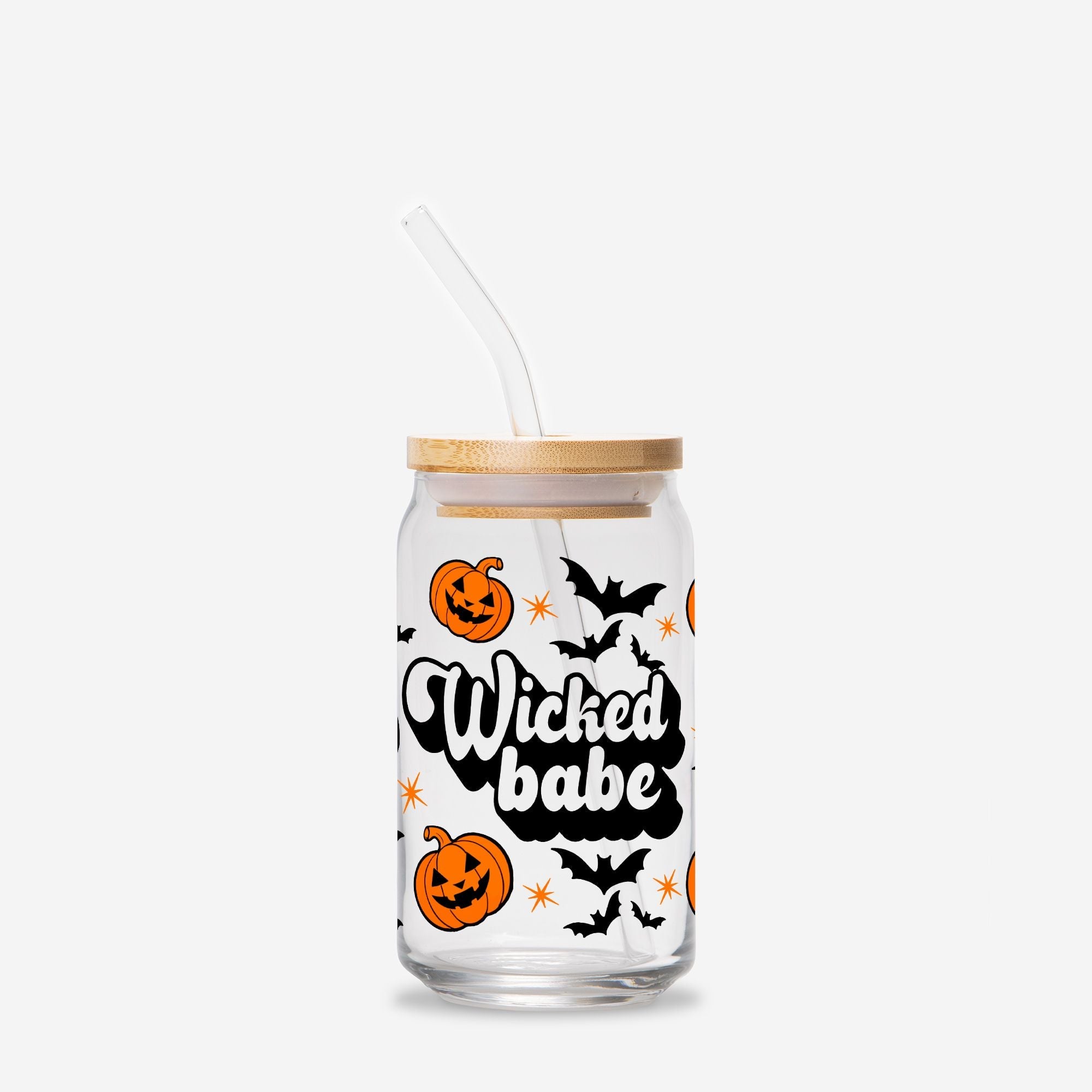 Wicked Babe Glass Can Tumbler - UntamedEgo LLC.
