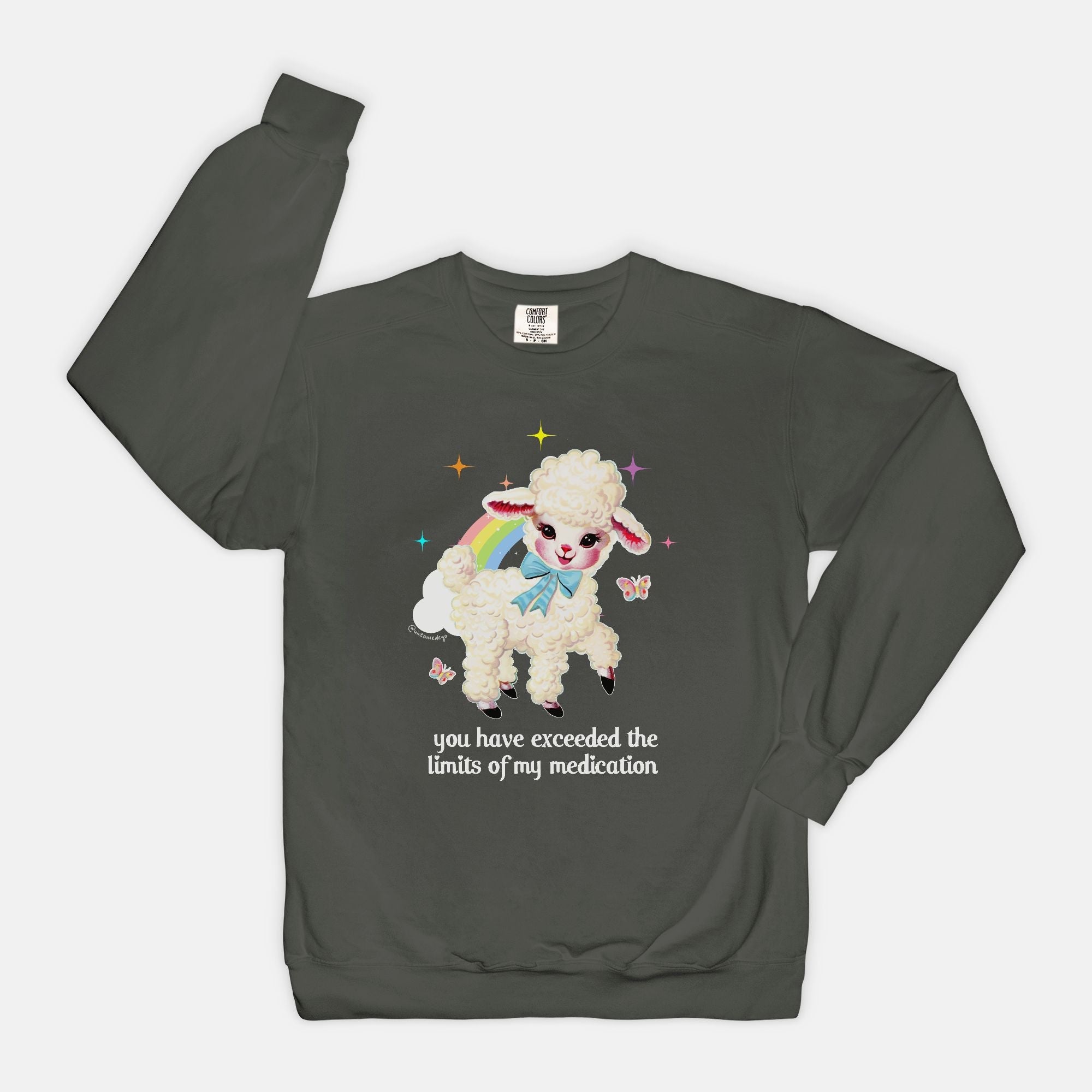 You Have Exceeded The Limits Of My Medication Crew Sweatshirt - UntamedEgo LLC.