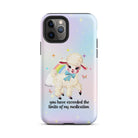 You Have Exceeded The Limits Of My Medication Tough Case for iPhone® - UntamedEgo LLC.