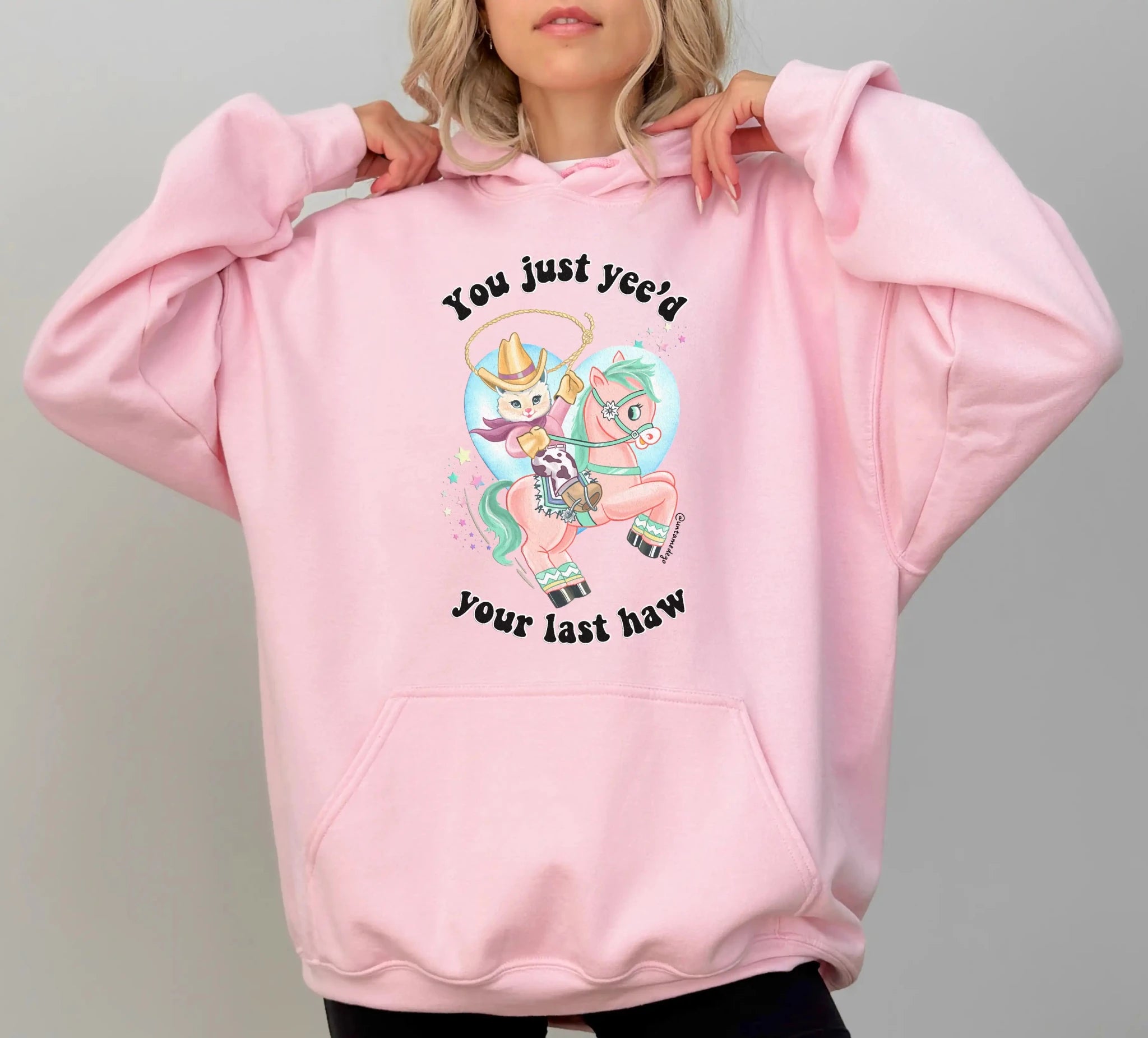 You Just Yee'd Your Last Haw Luna Cowboy Kitty Hoodie - UntamedEgo LLC.
