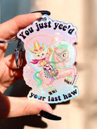 You Just Yee’d Your Last Haw Luna The Kitty Holographic Keychain - UntamedEgo LLC.