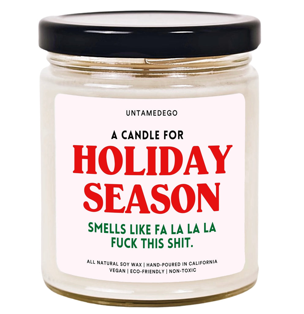 A Candle For Holiday Season Hand Poured Candle - UntamedEgo LLC.