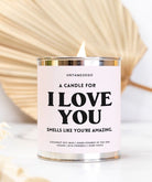 A Candle For I Love You Hand Poured Paint Can Candle - UntamedEgo LLC.