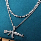 AK47 Diamond Layered Necklace - UntamedEgo LLC.