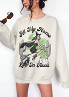 All My Hexes Live In Texas Halloween Crew Halloween Sweatshirt - UntamedEgo LLC.