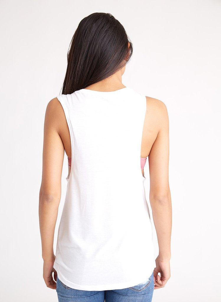 ALWAYS DOWN FOR TACOS WOMEN'S MUSCLE TEE - UntamedEgo LLC.