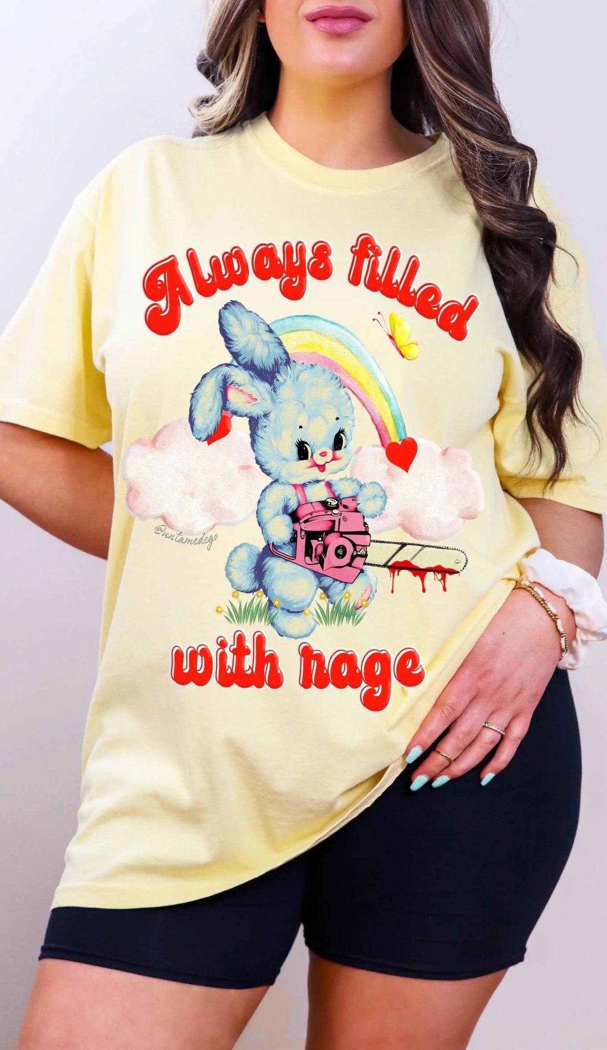 Always Filled With Rage Bunny Tee - UntamedEgo LLC.