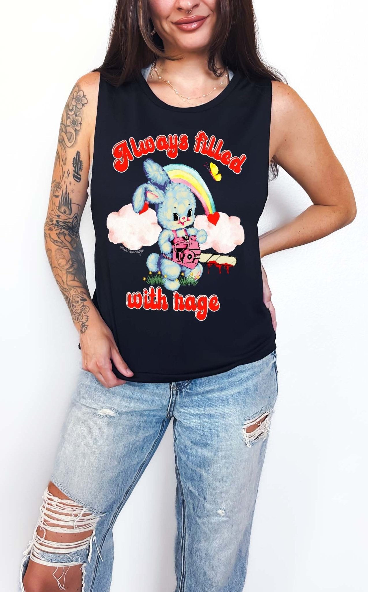 Always Filled With Rage Muscle Tank - UntamedEgo LLC.