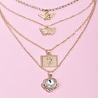 Angel Butterfly Layered Pendant Necklace - UntamedEgo LLC.