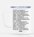 Angry Grammar Mug Travel Mug - UntamedEgo LLC.
