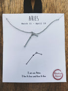 Aries Constellation Star Charm Necklace - UntamedEgo LLC.