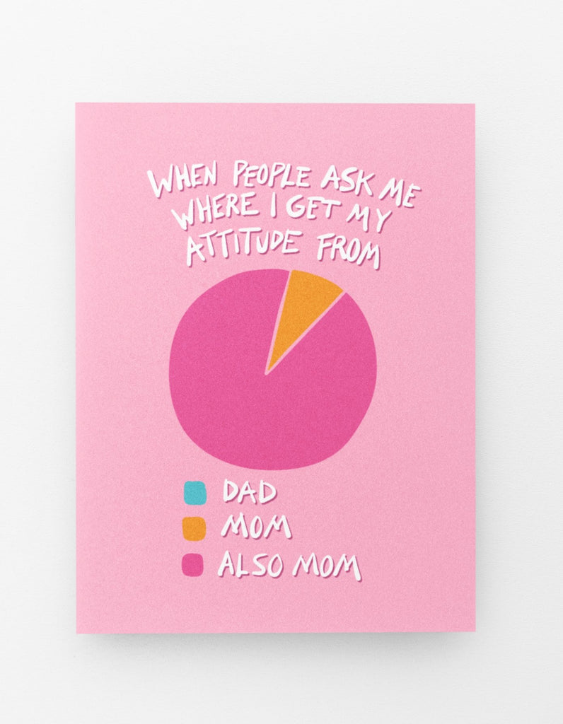 Attitude Mother's Day Card - UntamedEgo LLC.