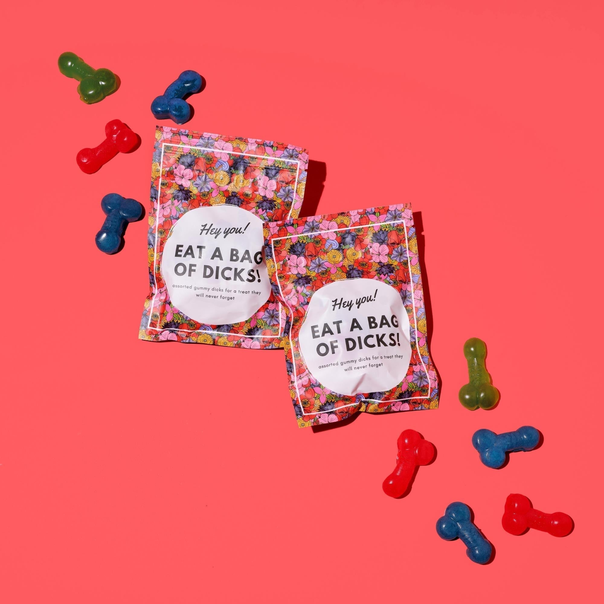 Bag of D*cks - Funny Gummies by DickAtYourDoor - UntamedEgo LLC.