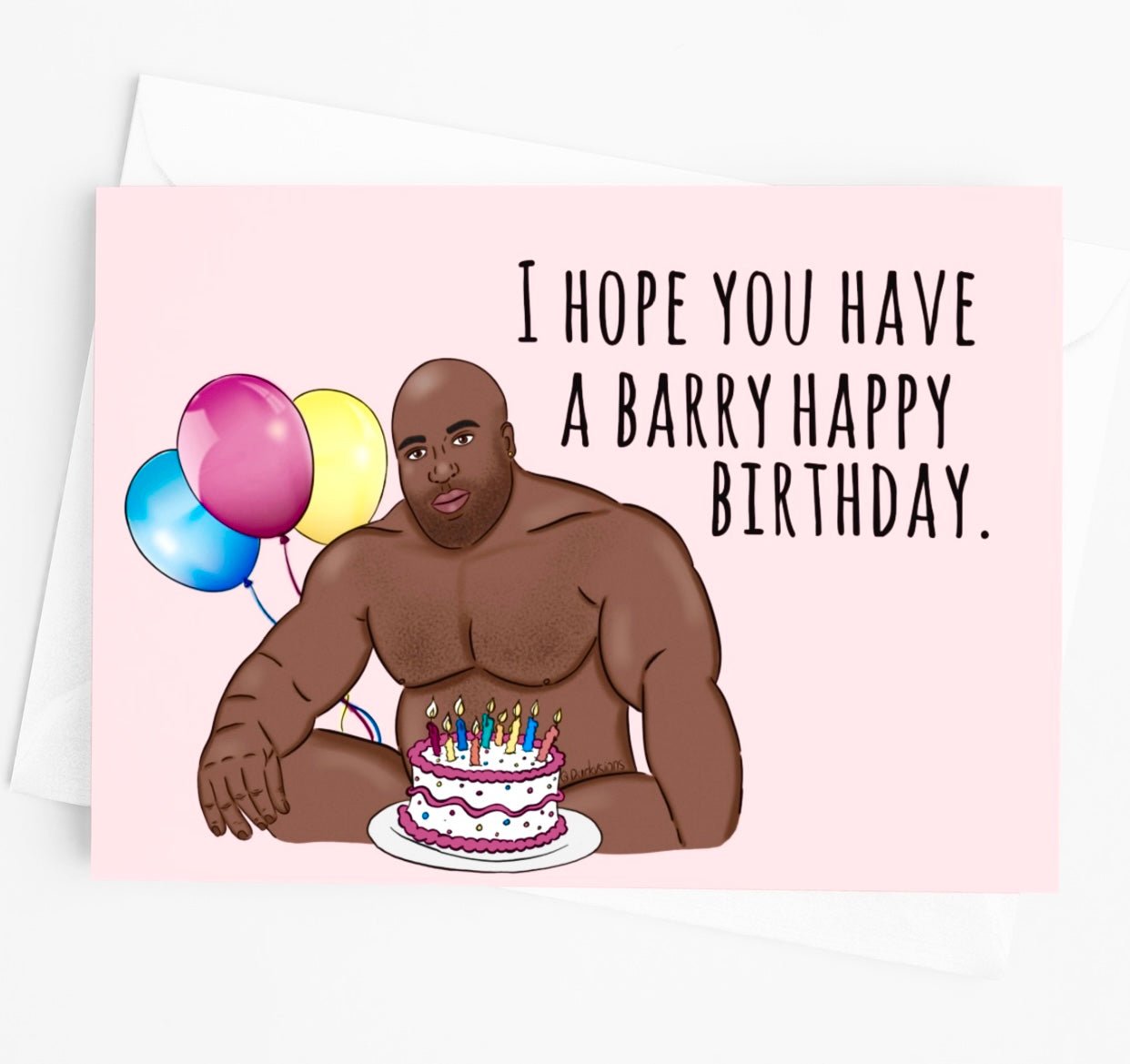 Barry Woods Meme Birthday Card - UntamedEgo LLC.