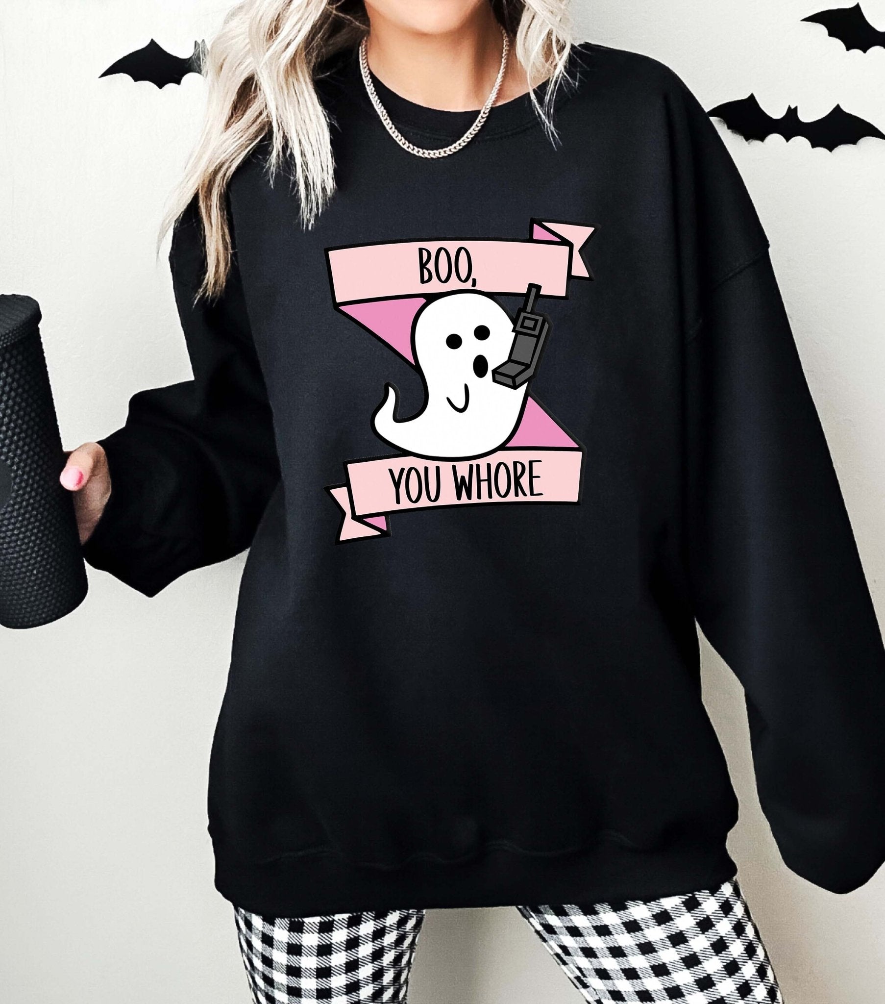 Boo Ghostie Mean Girls Crew Sweatshirt - UntamedEgo LLC.