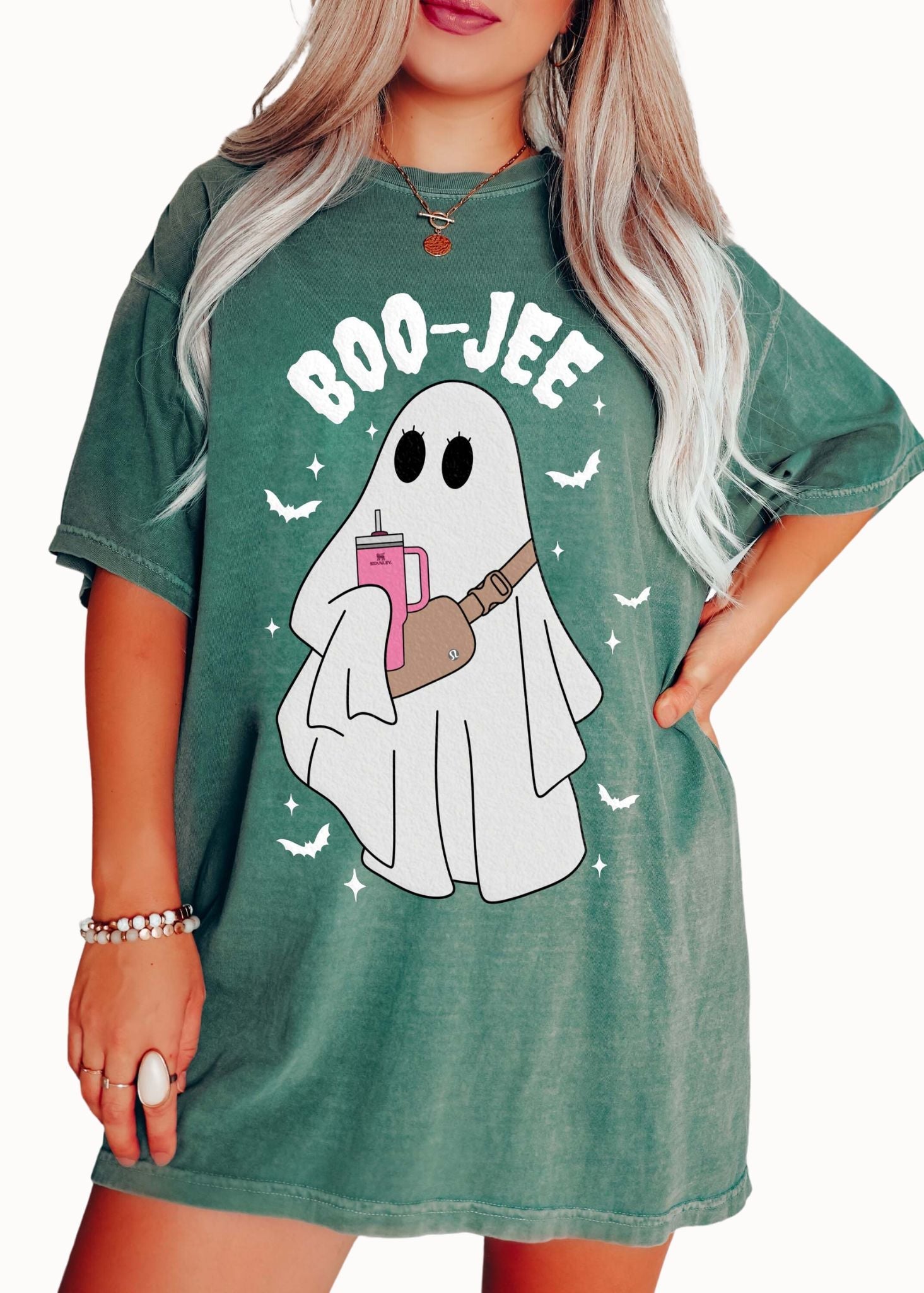 Boo-Jee Cute Ghost Halloween Tee - UntamedEgo LLC.