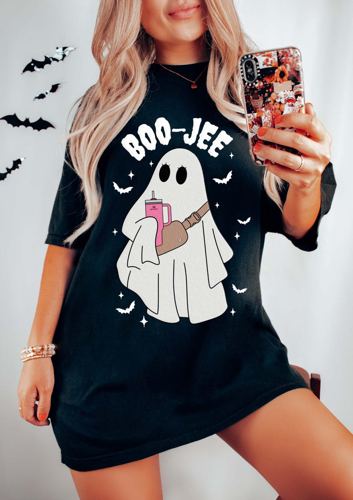 Boo-Jee Cute Ghost Halloween Tee - UntamedEgo LLC.