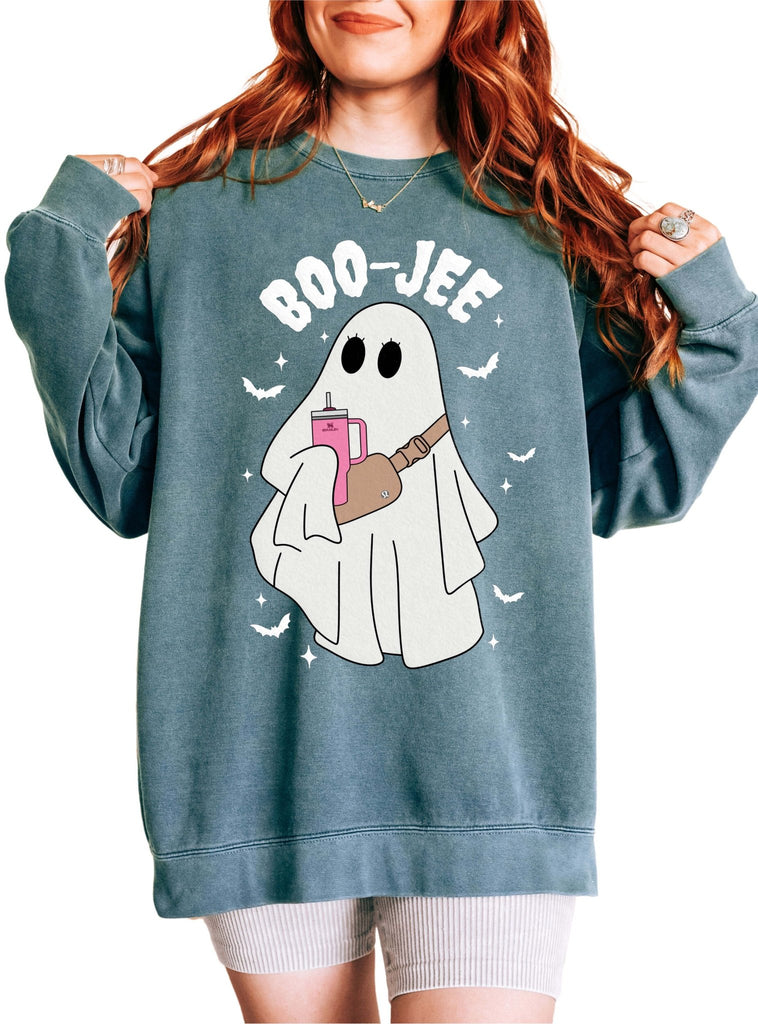 Boo-Jee Ghostie Vintage Crew Sweatshirt - UntamedEgo LLC.